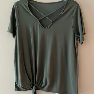 Green womens shirt